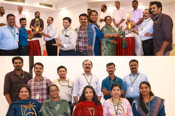 “Team Keltron” received the prizes for  Onam Float and Illumination from  respected MLA Shri. Kadakampally Surendran