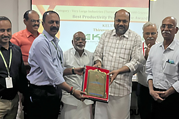 Keltron received MKK Nayar Productivity Award 2025